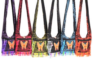 Tie Dye Small Crossbody Bag Pouch Butterfly Purse Festival Hippie Boho