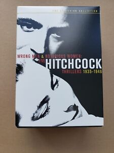 Hitchcock Wrong Men Notorious Women (Criterion DVD Collection 2003) OOP MINT!