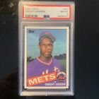 Dwight Gooden 1985 Topps ROOKIE baseball card #620 New York Mets MLB PSA NM-MT 8
