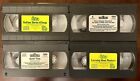 Lot Of 4 Sesame Street VHS Tapes: Quiet Time, Bedtime Stories, Numbers, Elmo