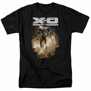X-O Manowar Lightning Sword T Shirt Licensed Comic Book Tee Black