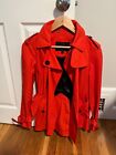Coach Double Breasted Women’s Trench Coat Red