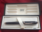 Cross Townsend Black Lacquer Pen with 23K Gold Appointments In Original Box #2