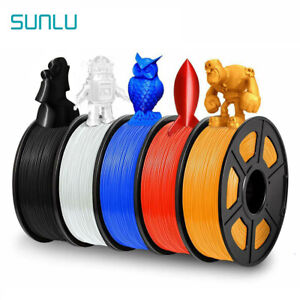 SUNLU PLA PLA+ PETG TPU Silk Wood 3D Printer Filament 1.75mm 1KG/ 0.25KG Spool