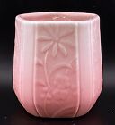 1929 Rookwood 5-Sided Vase #6107 Stunning Pink Glaze