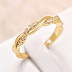 Elegant Cubic Zircon Rings for Women 925 Silver Engagement Jewelry Sz 5-12
