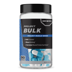 ANABOLIC WARFARE PROJECT BULK Muscle Protein Synthesis Mass Building 90 Capsules