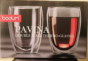 New ListingBodum Pavina Double Wall Thermo-Glasses 4 Glasses  12 oz