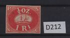 FORGERY of PERU 1857 PSNC , 1r red , litho forgery , D212