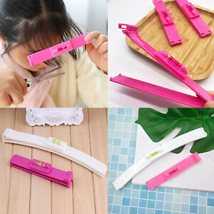 Hair Trimmer Comb Guide Ruler Bangs Fringe Cut Tool Hair Cutting Clips Comb