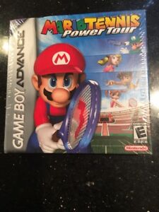 Mario Tennis Power Tour GBA Nintendo Game Boy Advance Brand new Factory sealed