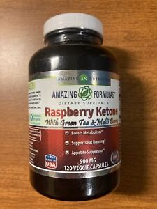 Amazing Nutrition Formulas Raspberry Ketone 500mg 120 Veggie Capsules fat loss