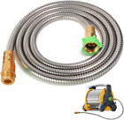 Stainless Steel Flexible Garden Hose with High Pressure Nozzle