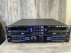 Vocopro DVG-808K Dual-Deck Multi Format Player Karaoke Player Powers On Used