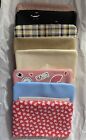 Ipsy Glamour Bags Lot of 8 Different Patterns Use For Toiletry Pencil Misc. Bag