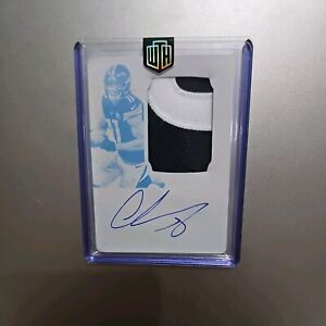 Chase Claypool 2020 National Treasures Rookie Auto Patch #d 1/1 Printing Plate
