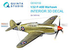 QTSQD32132 1:32 Quinta Studio Interior 3D Decal - P-40B Warhawk (GWH kit)