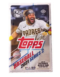 2021 Topps Series 2 Baseball Hobby Box - Factory Sealed/1 Auto or Relic