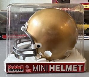 Vintage Riddell Notre Dame Fighting Irish Football Mini Helmet READ DESCRIPTION
