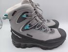 Womens Salomon Winter Winter Boots Waterproof  Gray and Turquoise Size 9.5