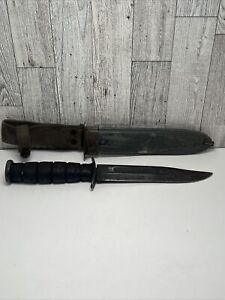 WW2 USN MK2 KA Bar Military Knife NORD-8114 BM Co 1/3 vp