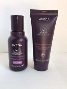 Aveda Invati RICH Shampoo 1.7 Oz And Thickening Conditioner 1.4 Oz Travel Size