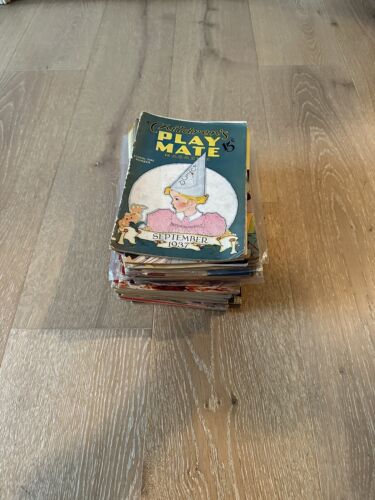 37 childrens play mate magazines ranging from 1937-1957 FULL LIST BELOW