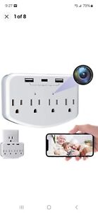 Hidden Camera Wall Charger with Wifi Spy Camera Hidden Cameras Outlet HD 1080
