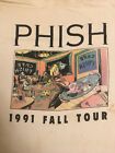 Vintage Phish Tour 1991 T Shirt Size XL Pollock Rare and Old School - Phish Cafe
