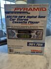 New Pyramid Car Stereo Am/Fm-MPX Cassette Deck Digital 100 Watts 3017DX