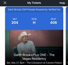 Garth Brooks Tickets (6 Together) Las Vegas