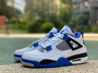 Nike Air Jordan 4 Retro Racing Blue Men's Basketball Shoes Free Shipping