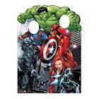 Avengers Assemble Child Size Stand-In Cardboard Cutout with Cpt America Iron Man