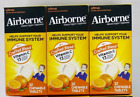 AIRBORNE  Vitamin C CITRUS 32 Chewable Tablets each- 3 PACK  Exp 11/24