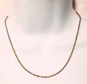 3mm chain necklace Silver Gold Gunmetal Copper Bronze Rose, OR Stainless