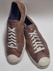 Converse Jack Purcell OX Low Brown Leather Sneakers Men's 10.5/ Women's 12.5 M