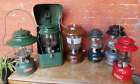 6 Vintage Coleman Lanterns models 200 220F 228A H 270 295 Gas Lamp Lantern