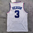 2003 All Star Iverson #3 Philadelphia Basketball Jersey Throwback Retro Jersey