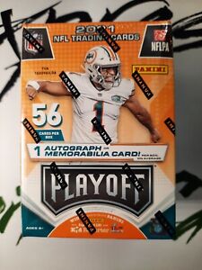 New Listing2021 Panini Playoff Football NFL Blaster Box 56 Cards Minor Dents - New Sealed
