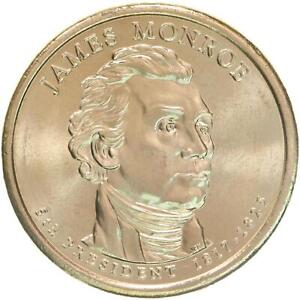 2008-D James Monroe Presidential $1 Dollar Uncirculated Coin