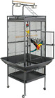 61-inch Playtop Parrot Bird Cages, Wrought Iron Large Birdcage