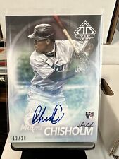 Jazz Chisholm 2021 Topps Transcendent VIP Party Autograph RC /20 On Card Auto