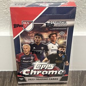 2023 Topps Chrome MLS Soccer Factory Sealed Hobby Box - Possible Messi Autos