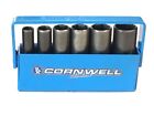 Cornwell Tools USA 6 Piece 1/4” Drive SAE Deep Impact Socket Set 1/4” to 9/16”