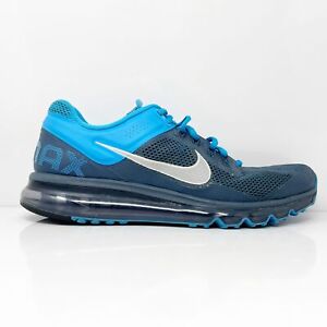 Nike Mens Air Max 2013 554886-401 Blue Running Shoes Sneakers Size 11