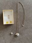 Sterling Silver Bear Jewelry -  LOT includes necklace, earrings, & pendant