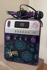 CD Player Working Hannah Montana 2008 Karaoke Machine W/ Microphone And Aux Cord