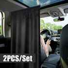 2x Car Accessories Sun Shade Curtains Partition Privacy Curtain UV Protector Kit (For: More than one vehicle)