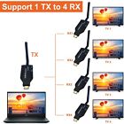 50m Wireless HDMI Extender Video Transmitter Receiver 1 To 4 Splitter F PC To TV