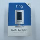 Ring Stick Up Cam Outdoor Wireless Security Camera - White